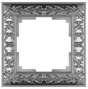 Рамка металлическая 1 пост WERKEL Antik WL07-Frame-01 / W0011522  матовый хром