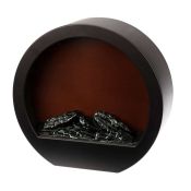 фигурка  светодиодная 6W Белый теплый камин &quot;Лаунж&quot;, 513-038, 7Led, 3хAA, с эффектом живого огня, IP20