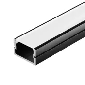 алюминиевый профиль KLUS SILER-2000 ANOD BLACK 058960