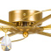 Люстра накладная Lightstar без лампы Aereo 711061 6х25W G9 фигурная матовое золото