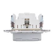 Штепсельная розетка встраиваемая IEK SKANDY 16А SK-R16-16-44-K23 SK-R11S с з/к без з/ш и крышкой серебряный IP44