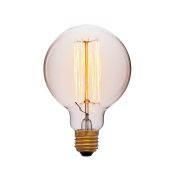 лампа ретро накаливания Vintage форма шар 40W 051-996 G95 F2 GOLDEN/E27 диммируемая лампа ретро накаливания Vintage форма шар 40W 051-996 G95 F2 GOLDEN/E27 диммируемая
