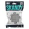 Выключатель встраиваемый двухклавишный перекрестный IEK SKANDY SK-V23-0-10-K50 SK-V06N металл никель