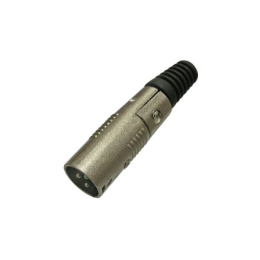 XLR Штекер кабельный металл Ni/Pl 3pin
