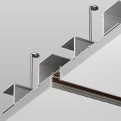 Шинопровод однофазный SHINE HIDE TR5702-DN 2.0м встраиваемый темный никель