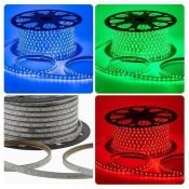 Светодиодная лента RGB 5060 220V  8W/m 60Led/метр герм O17-10 Эконом IP65