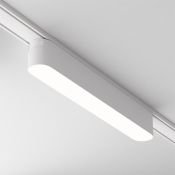 Трековый светильник 12W Белый дневной Базис/Basis Radity 120deg TR080-1-12W4K-W на магнитный шинопровод белый