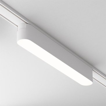 Трековый светильник 12W Белый дневной Базис/Basis Radity 120deg TR080-1-12W4K-W на магнитный шинопровод белый