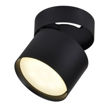 Накладной светильник без лампы IEK LIGHTING 4114 LT-UPB0-4014-GX53-1-K02 GX53 цилиндр поворотный черный