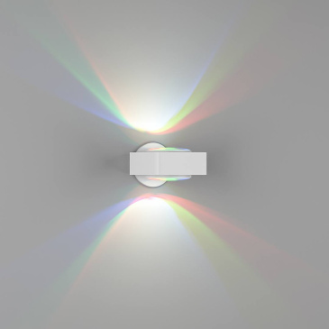 светильник  6W RGB GW-1025-6-WH-RGB 220V бра накладной RGB