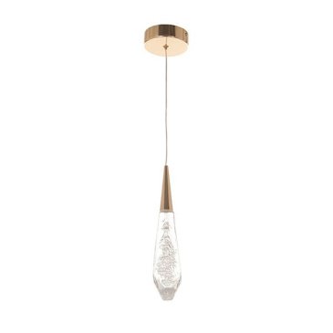 Подвесной светильник   5W Белый теплый BayerLux «Малси» 220V IP20 фигурный золотой