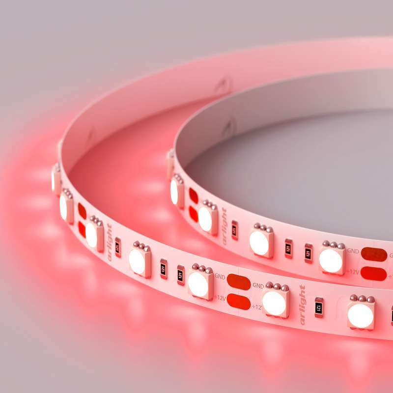 Светодиодная лента Красный 5060 12V 14.4W/m  60Led/метр 012343(2) RT-B60-10mm LUX Светодиодная лента Красный 5060 12V 14.4W/m  60Led/метр 012343(2) RT-B60-10mm LUX