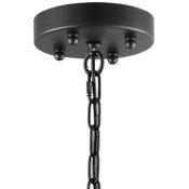 Люстра подвесная Lightstar без лампы 742147 STRUTTURA 14х40W G9 матовый черный
