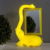 фигурка  светодиодная  фоторамка &quot;Слон&quot; LED 17х6,5х28 см с питание от USB желтый