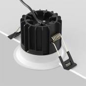 Встраиваемый светильник  12W Белый-MIX DL058-12W-DTW-B Раунд/Round 60deg 230V круглый черный