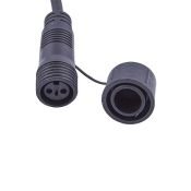 Провод-шина для гирлянд UL-00013219 UCX-F90 T10-2M-BK черный 2м, 10 Т-коннекторов, шаг 20см,статика-мерцание IP67