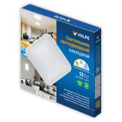 Накладной светильник  55W регулируемая цветовая температура UL-00011443 ULI-Q110 55W-3000K+4000K+6500K-S45 WHITE 3000-6500К 220V IP40 квадратныйй белый