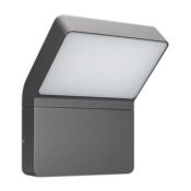 светильник   9W Белый теплый 029989 LGD-ECRAN-WALL  220V IP65 прямоугольный накладной серый