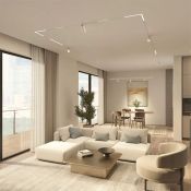 Трековый светильник однофазный  27W Белый теплый SIMPLE LINEAR DK8105-WH IP20 на шинопровод белый