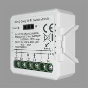 Реле-выключатель DENKIRS RL1002-SM 2х250W двухканальное Wi-Fi