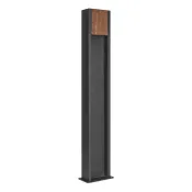 светильник 11W Белый теплый 054980 LGD-SEKVOYA-BOLL-H900 (BK, 120 deg, 230V) IP65 цилиндр стационарный черный
