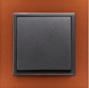 LOGUS Одиночная рамка, темно оранжевый/серый 90910 TTS