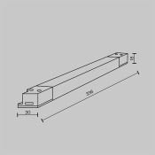 блок питания диммируемый (AC-DC) 24V  100W 734010 TRIAC IP20 пластик