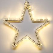 фигура из дюралайта  2.5W Белый теплый ЗВЕЗДОЧКА 025312 ARD-STAR-M1-295x275-36LED IP65
