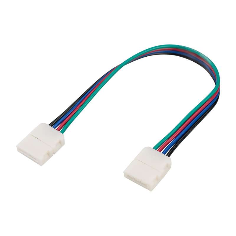 Коннектор выводной FIX-RGB-10mm-150mm-X2 (4-pin) 023955