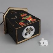 фигурка  светодиодная на батарейках «Дом Джека» 7х9.5х6 см LR1130х3, свечение тёплое белое