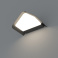 светильник  12W Белый теплый  019779  LGD-Wall-Delta-1B-12W  220V IP54 угловой накладной черный