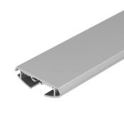 алюминиевый профиль S-LUX с экраном SL-ROUND-D120-2500 ANOD+OPAL 020475