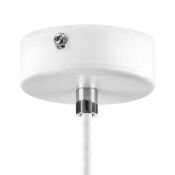 Подвесной светильник без лампы Lightstar 756016 CILINO 1х40W GU10 цилиндр белый/прозрачный