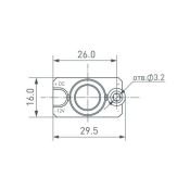 Светодиодный модуль герм. 1led Белый холодный 2835smd 12V линейный с линзой 026532 ARL-ORION-R05