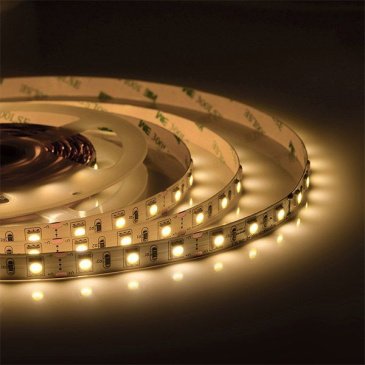 Светодиодная лента Белый теплый 5050 12V 14.4W/m 60Led/метр 00-16 Стандарт 10мм IP20
