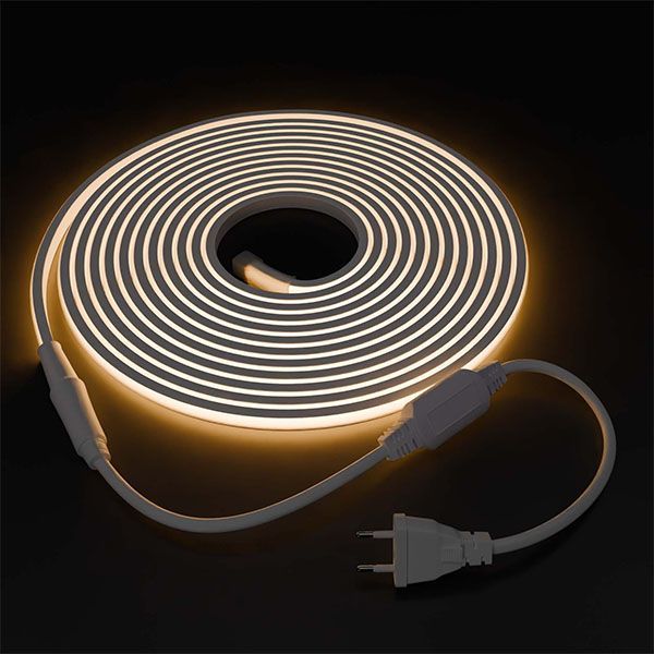 Комплект гибкого неона  55W Белый теплый 10-104 220V 5метров IP65