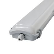 Накладной светильник без лампы UL-00010832 ULO-C41A T8x2-L128 IP65 WHITE линейный белый