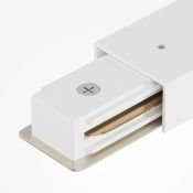 Коннектор с вводом питания для однофазного трека TRA001CB-11W Unity прямой белый