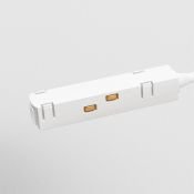 Коннектор питания угловой Gravity TRA004CPC-22W белый