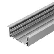 алюминиевый профиль S2-LUX с экраном S2-LINIA94-F-2500 ANOD+OPAL  021178