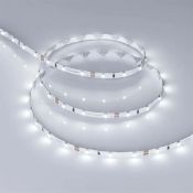 Светодиодная лента Белый 2835 12V  4.8W/m 60Led/метр 028612(2) RT-A60-5mm 6000K  LUX