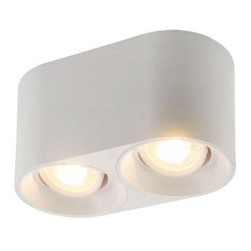 Накладной светильник DENKIRS без лампы DK3036-WH 2xGU5.3 фигурный белый