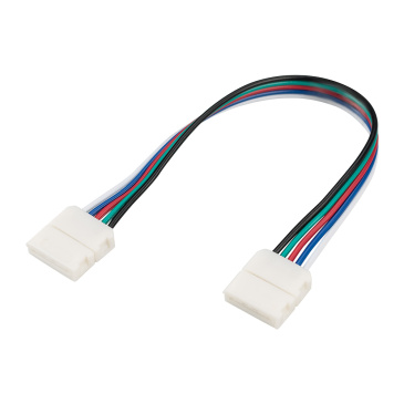 Коннектор выводной FIX-RGBW-12mm-150mm-X2 (5-pin)  023957