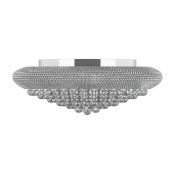Люстра накладная Osgona без лампы Monile 704174 17х40W E14 круглая хром/прозрачный