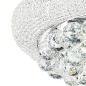 Люстра накладная Osgona без лампы Monile 704214 21х40W E14 овальная хром/прозрачный