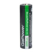 элемент питания аккумулятор   18650 2200mAh  BL1 3.7V GoPower без защиты выс.конт