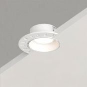 Встраиваемый светильник без лампы DENKIRS VIBI DK3055-WH GU5.3 круглый под шпаклевку белый