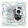 Розетка встраиваемая комбинированная IEK SKANDY SK-AK20-2-K23 SK-A15S TV+RJ45 кат.6 серебряный