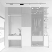 Готовый магнитный набор DENKIRS  30W Белый теплый SET AIR 04 2.4м накладной прямой черный