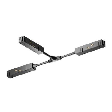 Коннектор питания Т-образный Gravity TRA004CWT-22B чёрный